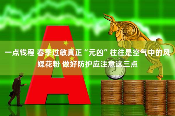 一点钱程 春季过敏真正“元凶”往往是空气中的风媒花粉 做好防护应注意这三点